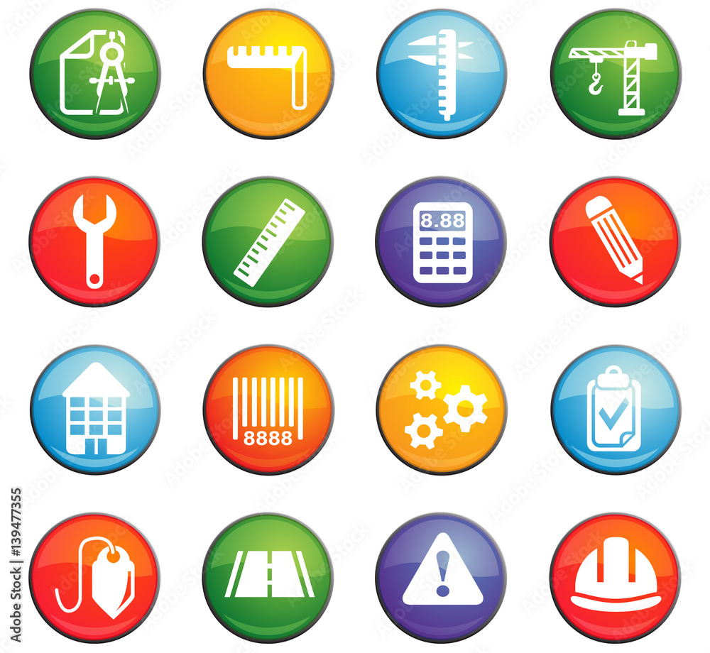 engineering icon set engineering icon set