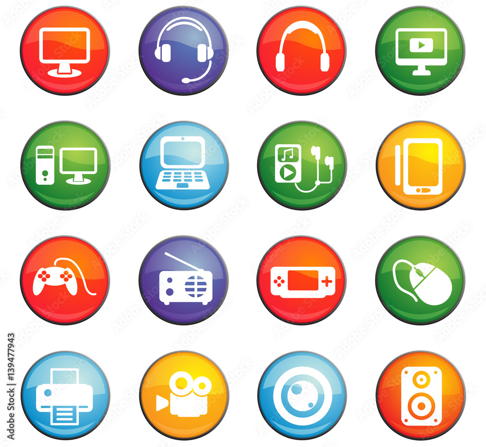 gadget icon set