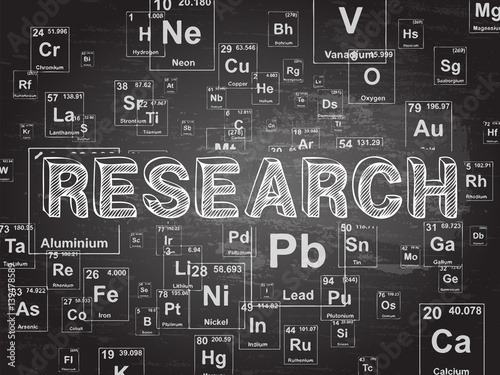Research Element Blackboard Background