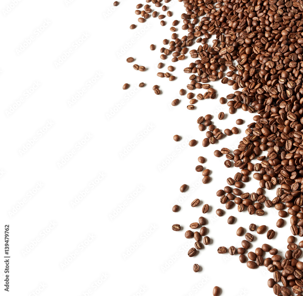 Frame of coffee beans Frame of coffee beans