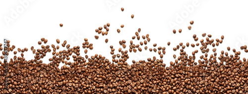 Frame of coffee beans