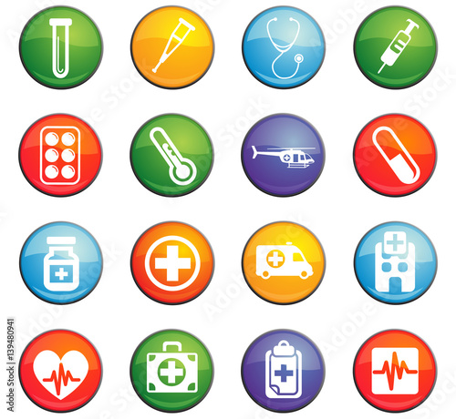 medicine icon set