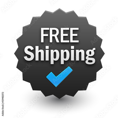 "FREE SHIPPING" Marketing Stamp