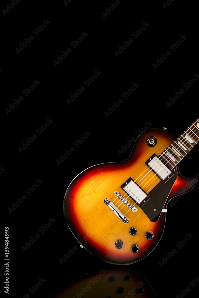 Fototapeta premium electric guitar background wallpaper