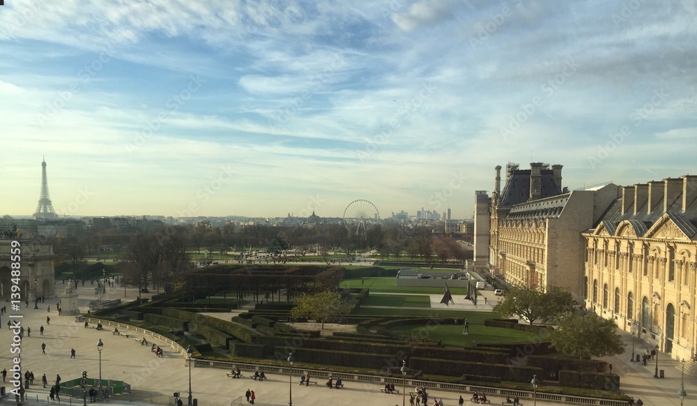 Vista di Parigi, Francia