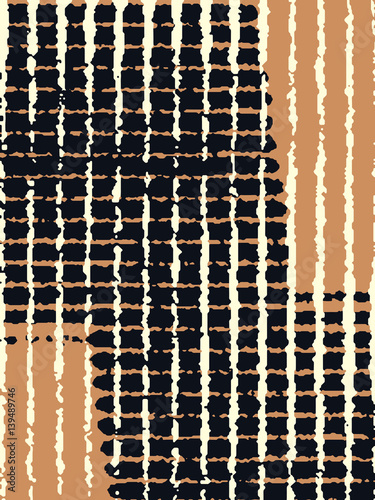 Abstract grunge vector background. Color raster composition of irregular overlapping  graphic elements.
