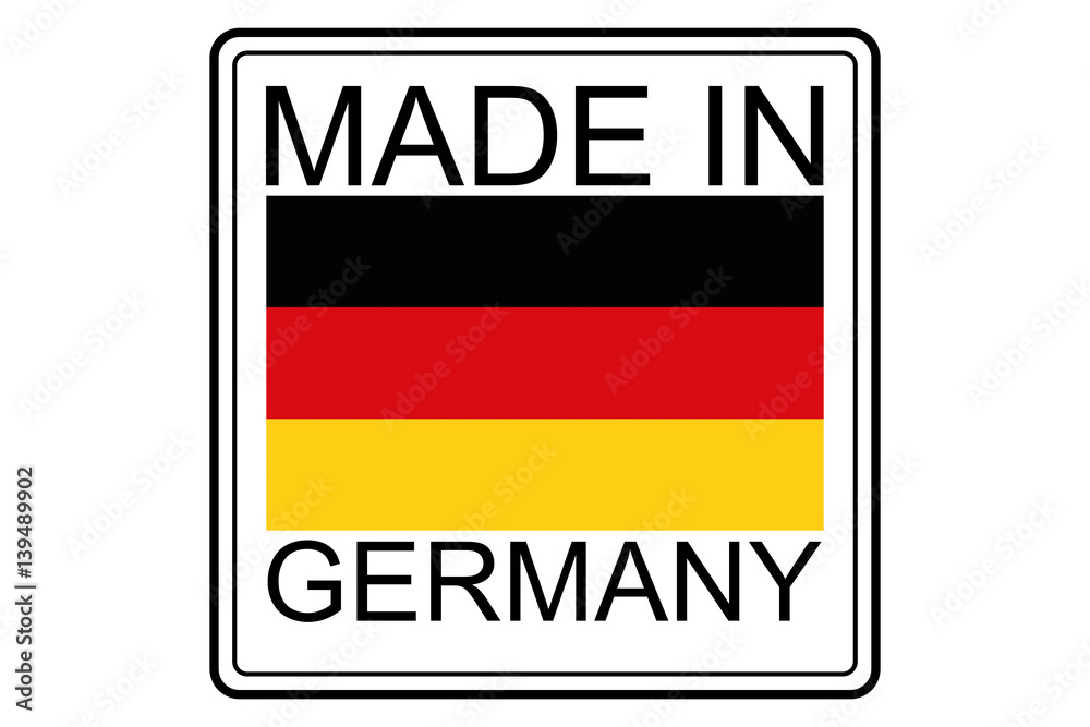Made in Germany logo, vector