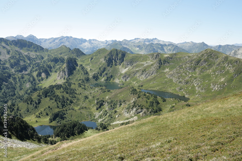 Lac de Rabassoles dans les Pyrénées ariégeoises, France