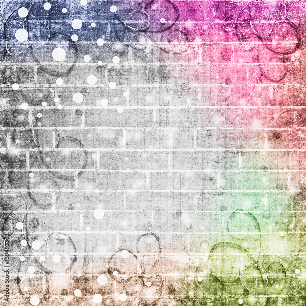 Abstract brick wall background for your design Abstract brick wall background for your design