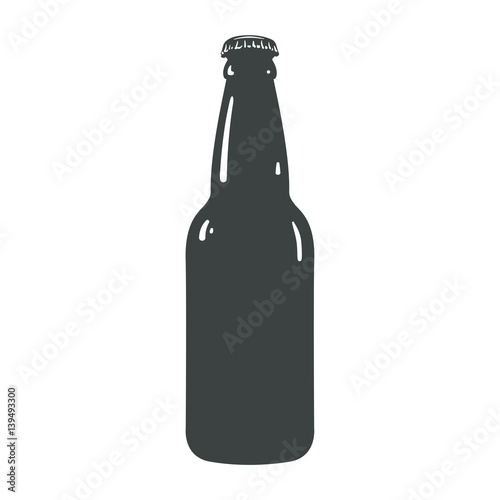 craft beer bottle template vintage brewery bottles sign symbol