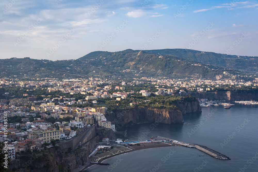 Morning view of Sorrento town