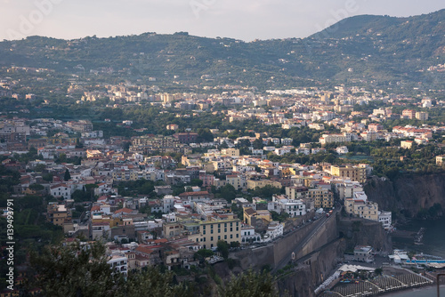 Morning view of Sorrento town