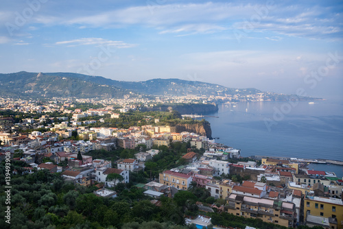 View of Italian coast near Sorrento
