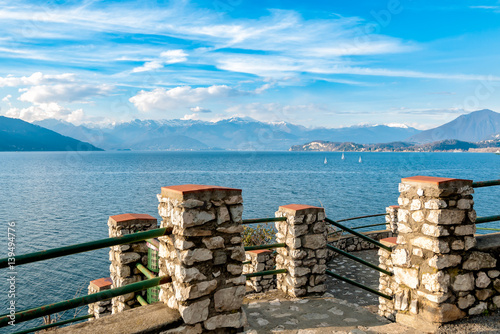 Landscape of Lake Maggiore, Ispara, Italy © EleSi