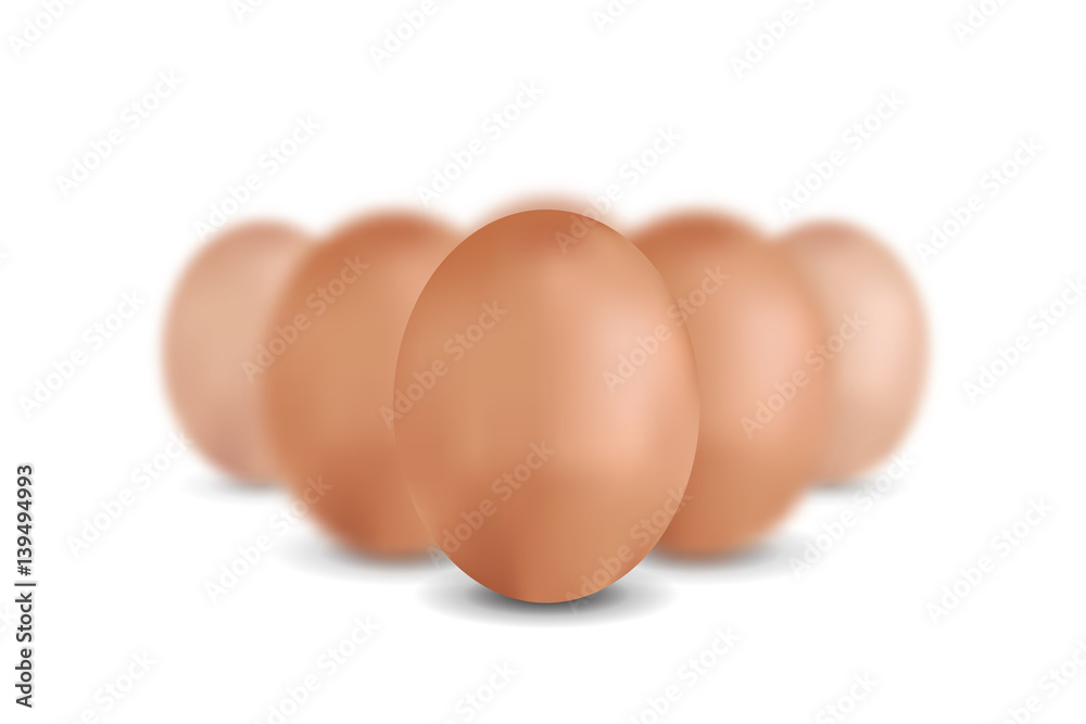 Vector realistic eggs on the transparent background. Concept of Happy Easter. Vector realistic eggs on the transparent background. Concept of Happy Easter.