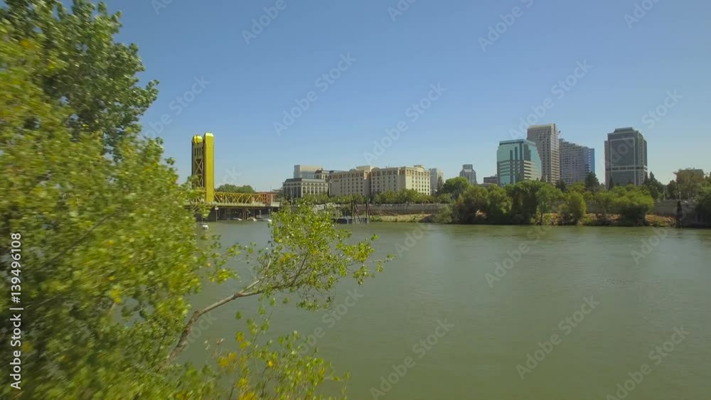 Aerial California Sacramento September 2016 4K