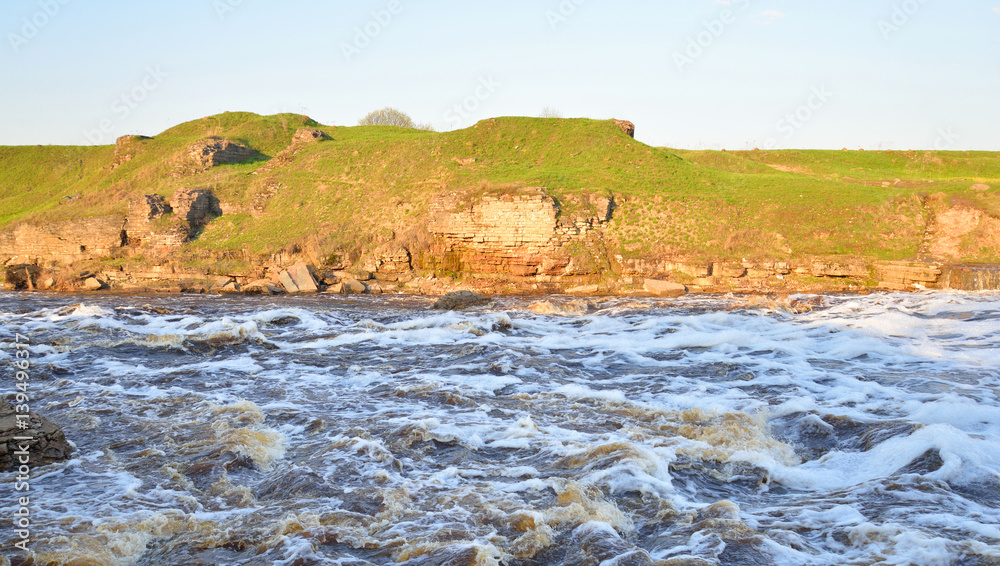 View of the river Tosna. StockFoto Adobe Stock