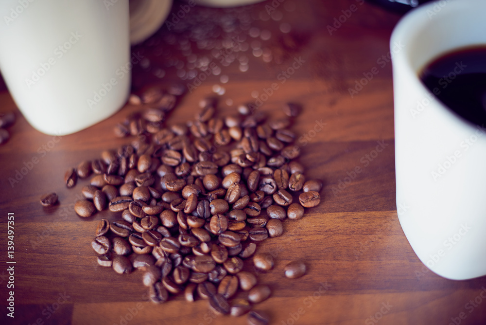 Fototapeta premium Kawa