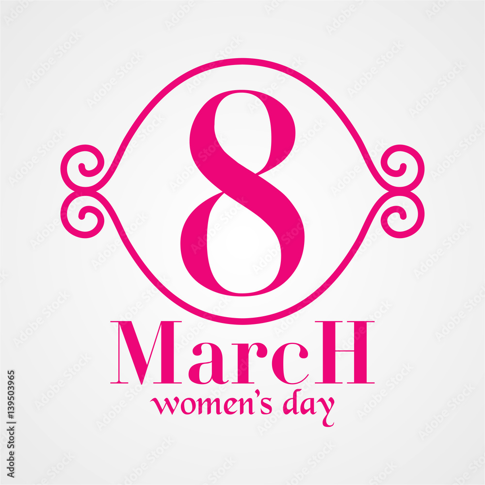 Vector illustration of 8 march womens day Vector illustration of 8 march womens day