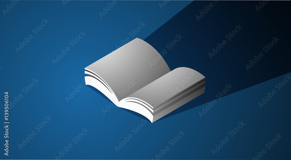 Book knowledge icon illustration vector