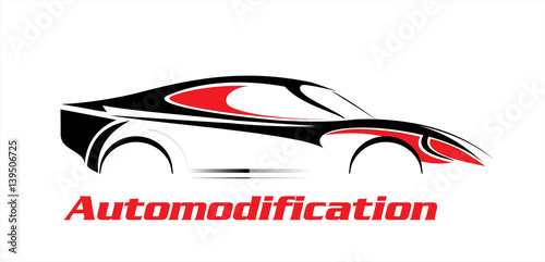 car. Elegant car illustration