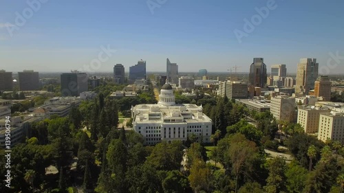 Aerial California Sacramento September 2016 4K 