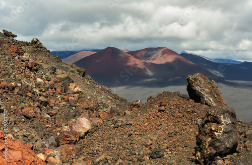 Cinder cone of North Breakthrough Great Tolbachik Fissure Eruption 1975 photo