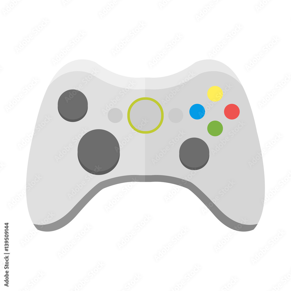 Game console joystick vector illustration Game console joystick vector illustration
