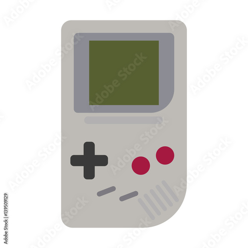 Game console joystick vector illustration