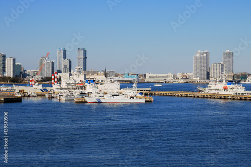 横浜港湾の風景