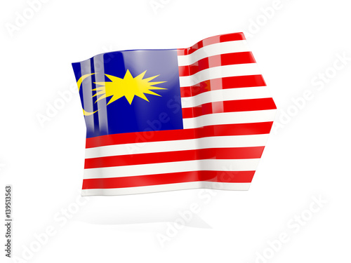 Arrow with flag of malaysia