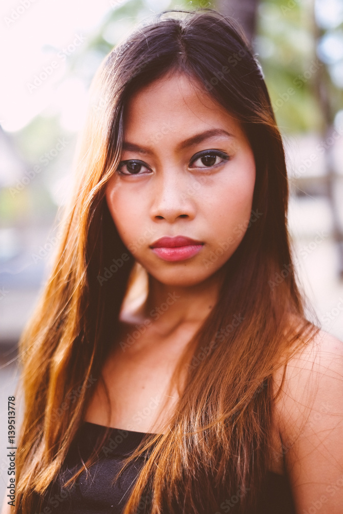 Portrait of young beautiful asian women Portrait of young beautiful asian women