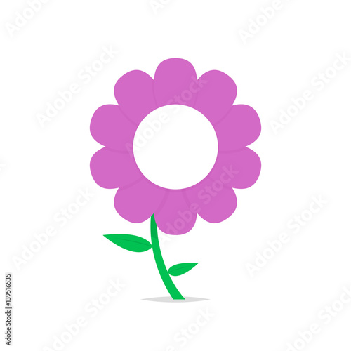 Fototapeta Naklejka Na Ścianę i Meble -  Flower vector isolated