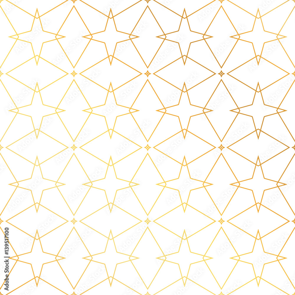 geometric golden lines pattern background