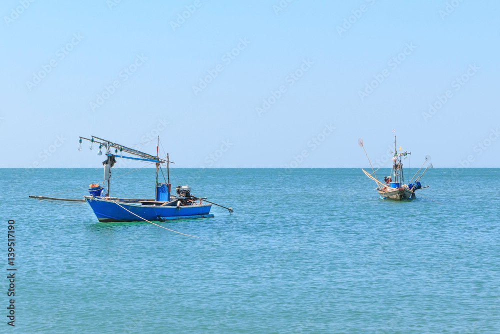 Boat on the sea