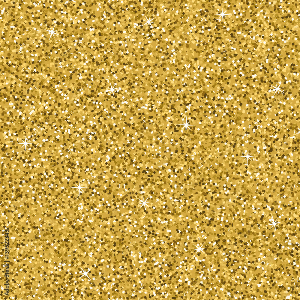 Seamless yellow gold glitter texture. Shimmer background. Stock Vector |  Adobe Stock