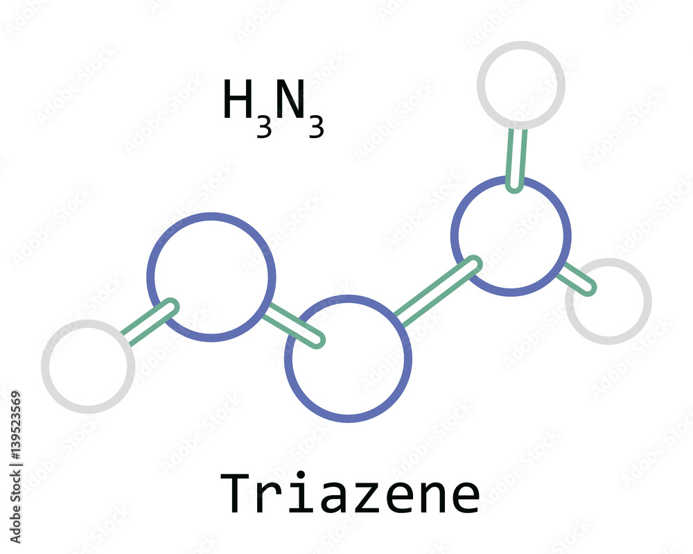 molecule H3N3 Triazene molecule H3N3 Triazene