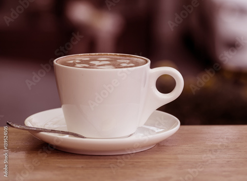 latte cup background