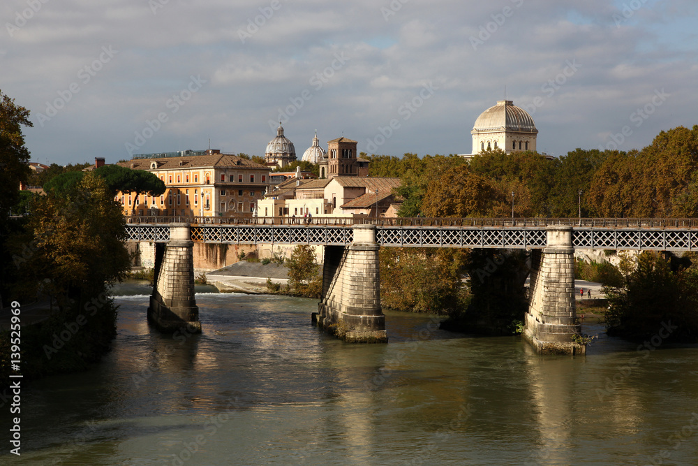 The historic city of Rome in Italy