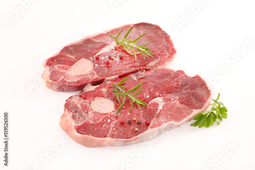 raw lamb chop