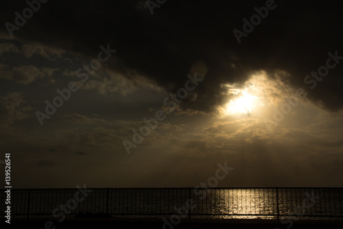 Okinawa sunset photo