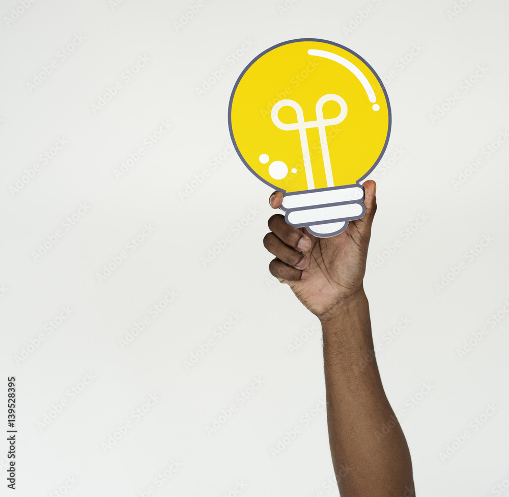 Hand Show Light Bulb Ideas Think Hand Show Light Bulb Ideas Think