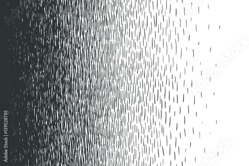 Gradient hand drawn lines background