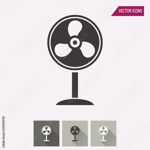 Fan - vector icon.