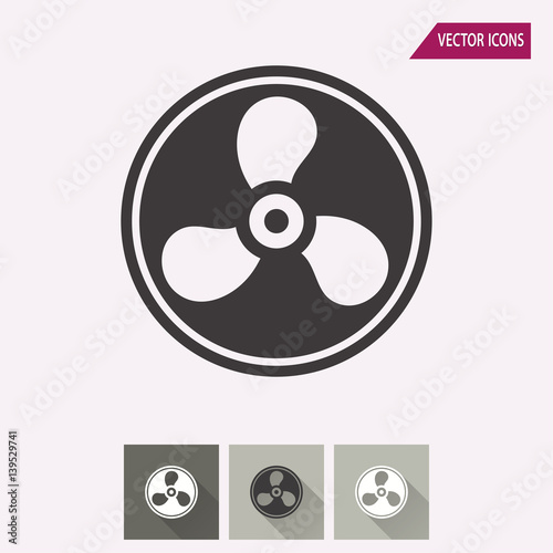 Fan - vector icon.