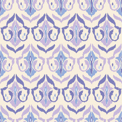 Deken met foto 3D patronen Etnisch boho ikat patroon vintage  © lazininamarina