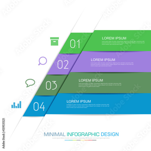 Infographic Elements with business icon on full color background  process or steps and options workflow diagrams,vector design element eps10 illustration