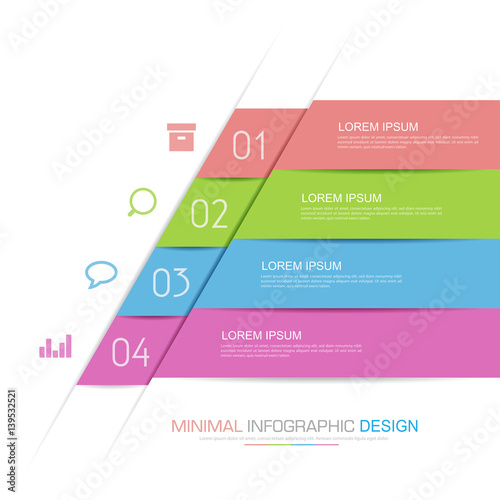 Infographic Elements with business icon on full color background  process or steps and options workflow diagrams,vector design element eps10 illustration