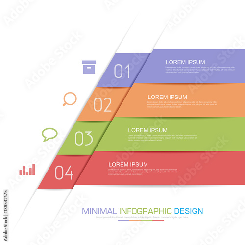 Infographic Elements with business icon on full color background  process or steps and options workflow diagrams,vector design element eps10 illustration