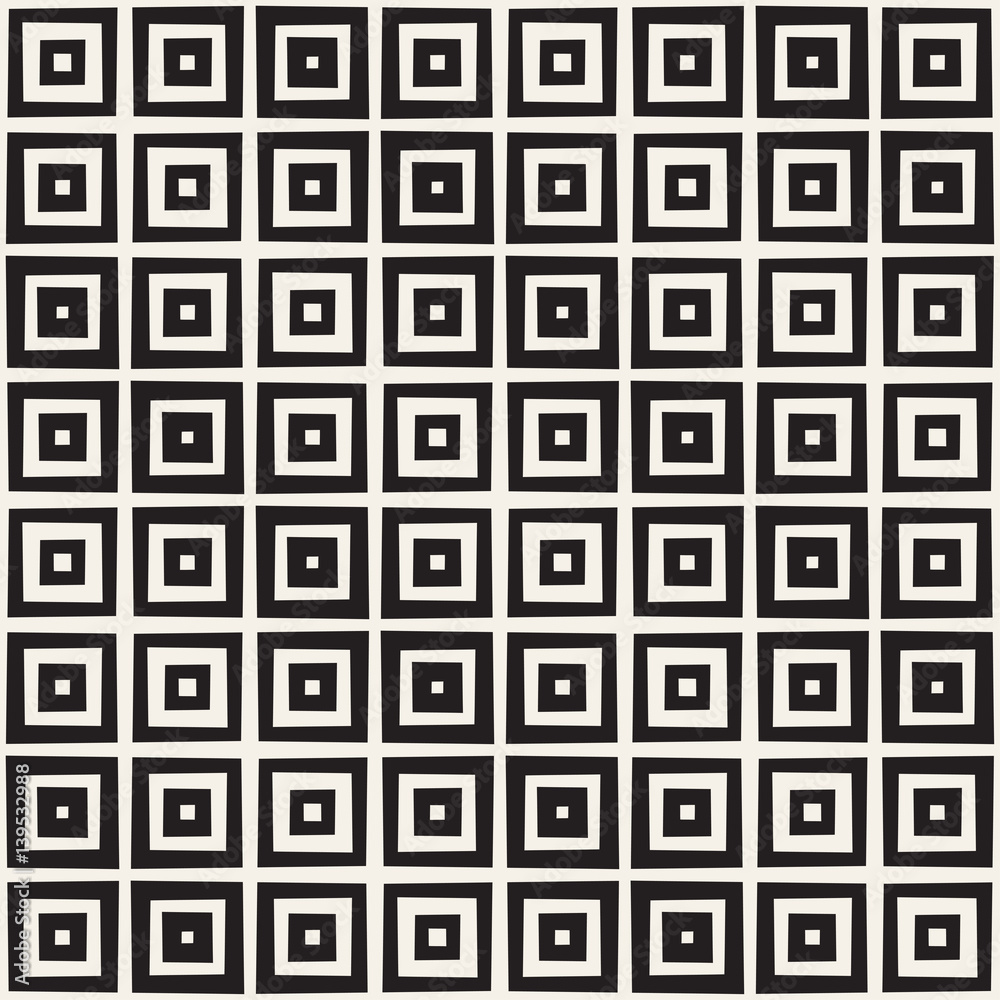 Trendy Monochrome Line Lattice. Vector Seamless Black and White Pattern. Trendy Monochrome Line Lattice. Vector Seamless Black and White Pattern.